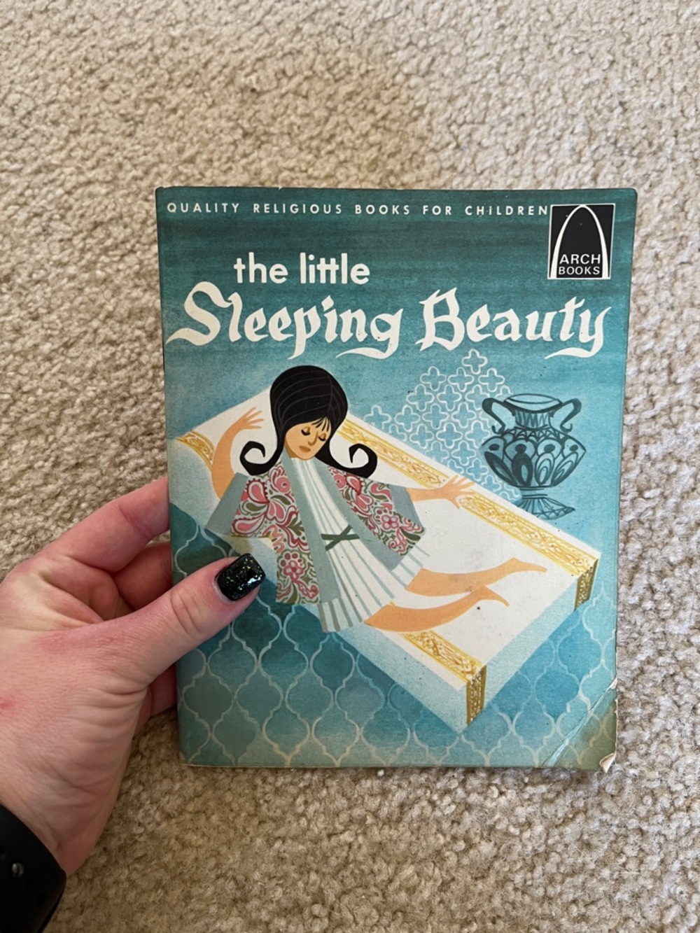 Arch Books "The Little Sleeping Beauty" Vintage Children's Book - Bible Story